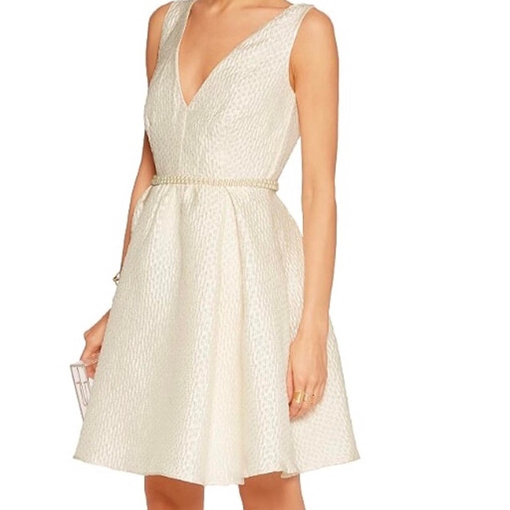 NWT Self-Portrait Pearl Jacquard Bridal Dress 8